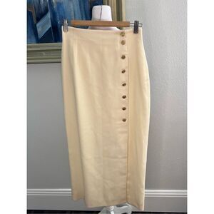 Vintage LEW MAGRAM 100 percent Wool skirt size 6